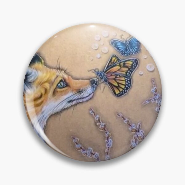Item preview, Orange Fox and Butterfly designed and sold by JasperRxse.