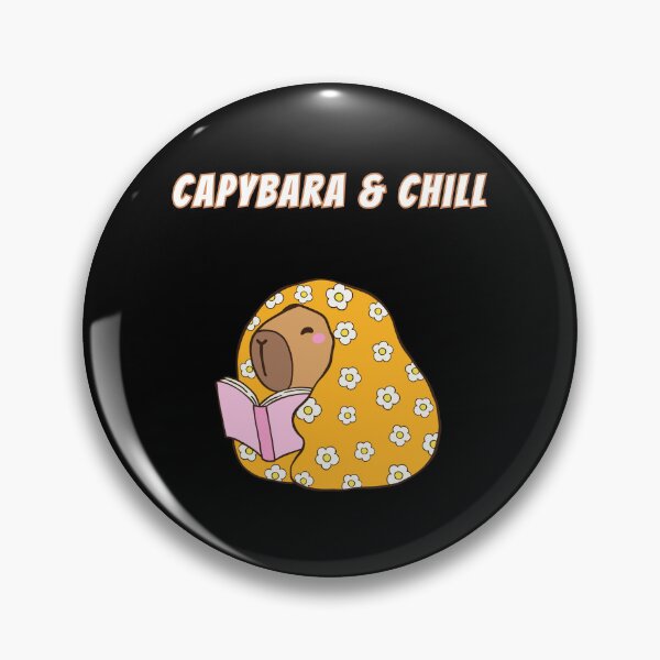 Item preview, Capybara & Chill Cozy Blanket Reading Kawaii Meme designed and sold by AnimalMemeHub.