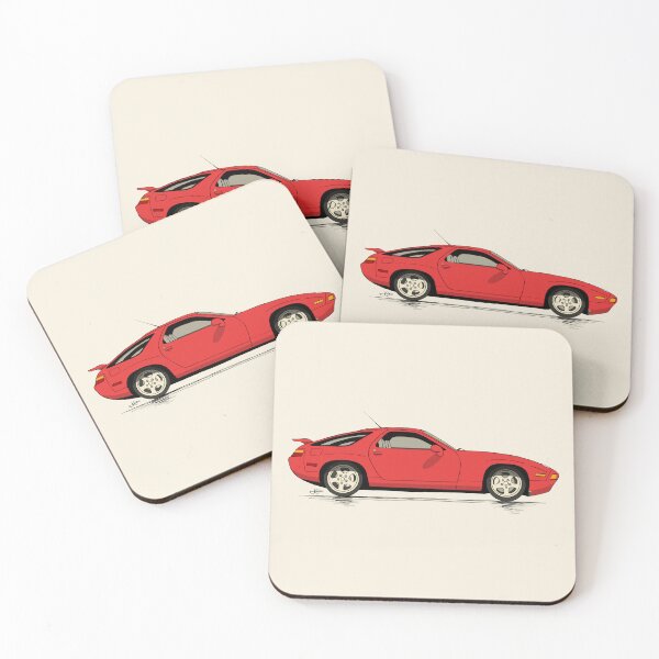 Item preview, 928 GTS hand drawn Illustration Guards Red designed and sold by blackdogshop.
