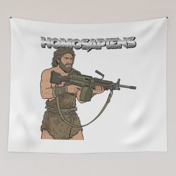 Item preview, Homo Sapiens – Evolution with Firepower designed and sold by RAWLIFEGRAPHIC.