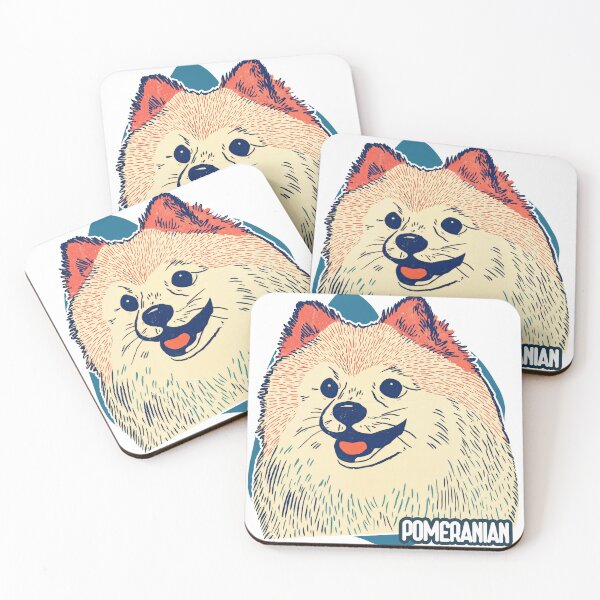 Item preview, Pomeranian Pop: Vibrant Pup with Cartoon Charm designed and sold by ForeverPrintsOK.