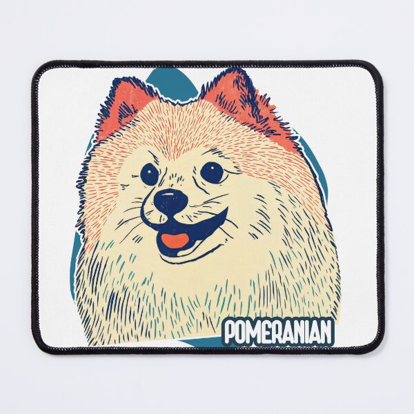 Item preview, Pomeranian Pop: Vibrant Pup with Cartoon Charm designed and sold by ForeverPrintsOK.