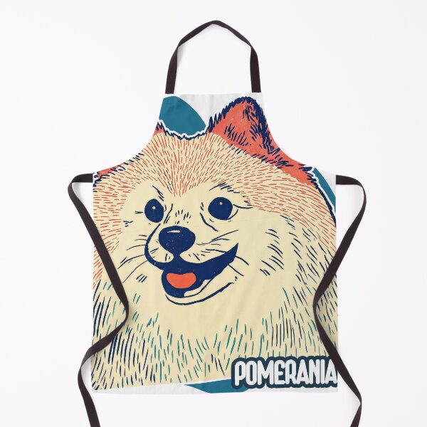 Item preview, Pomeranian Pop: Vibrant Pup with Cartoon Charm designed and sold by ForeverPrintsOK.