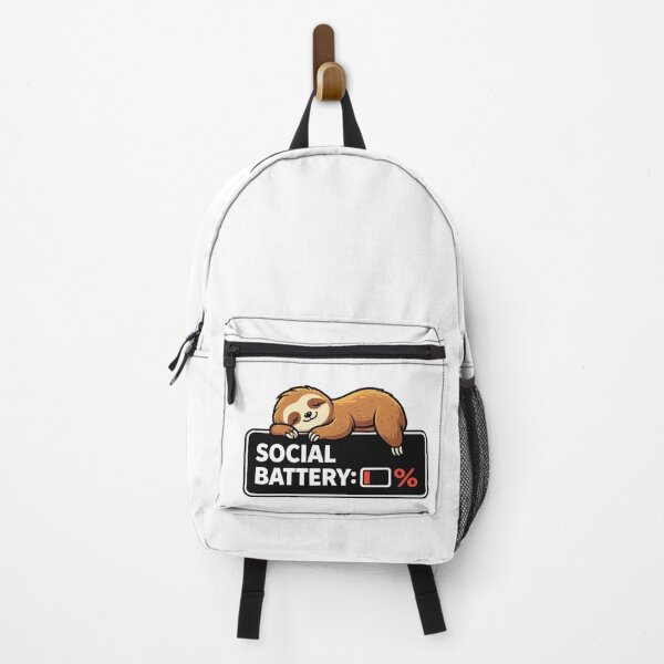 Item preview, Social Battery: 0% designed and sold by Smilery.