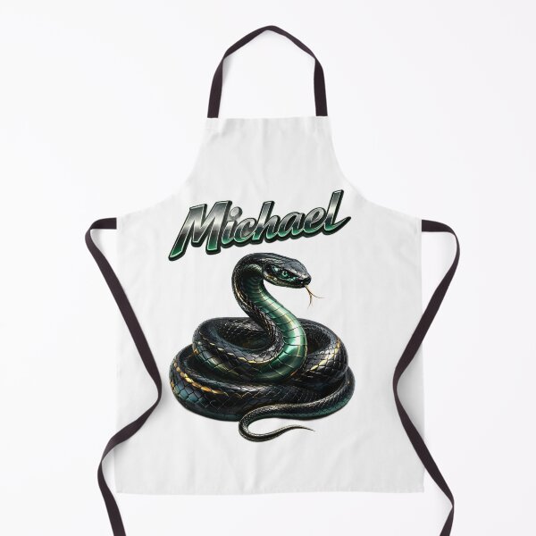 Item preview, Michael Year of the Snake Eastern Zodiac Snake Power Strength Design designed and sold by AlexLineArt.