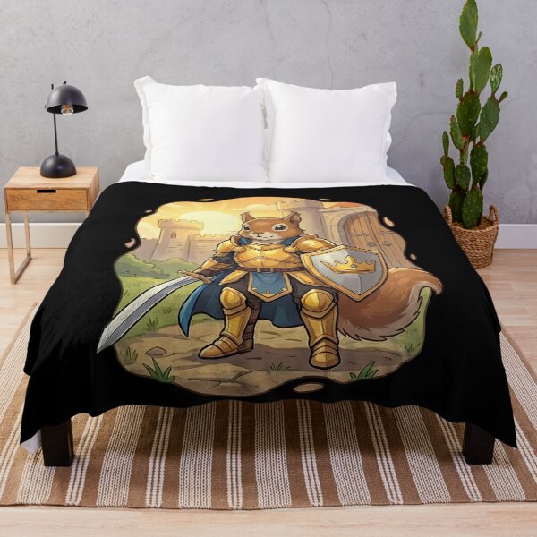 Item preview, Fantasy Squirrel Knight Heroic Castle Sunset designed and sold by k3rstman1.