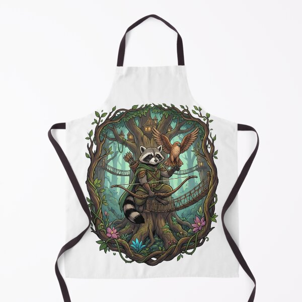 Item preview, Fantasy Raccoon Archer Forest Treehouse Adventure designed and sold by k3rstman1.