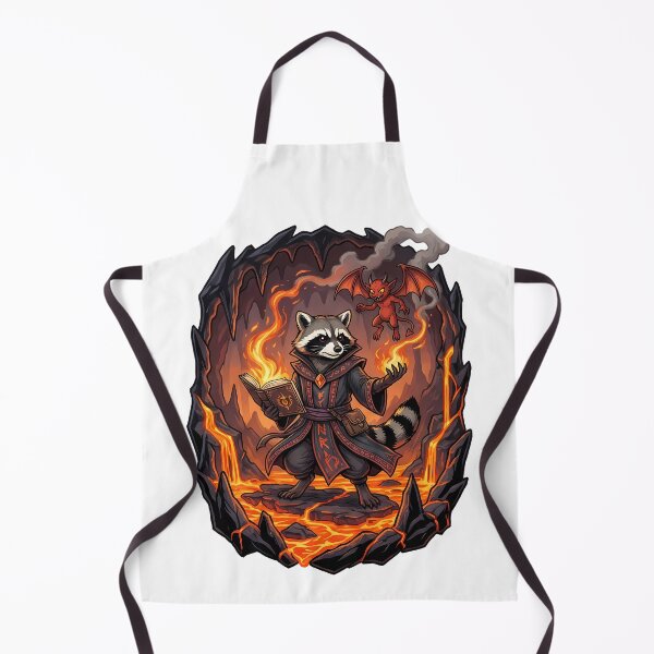 Item preview, Raccoon Necromancer Dark Fantasy Magic designed and sold by k3rstman1.