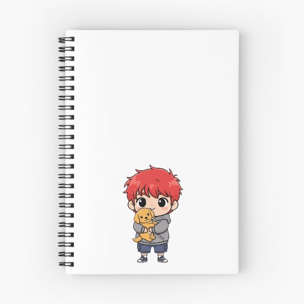 Item preview, chibi boy sticker with dog designed and sold by ManhuaDragon.