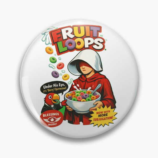 Item preview, "Handmaid's Tale Parody – Fruit Loops Minimalist Art v2.1" designed and sold by KriticalDesigns.