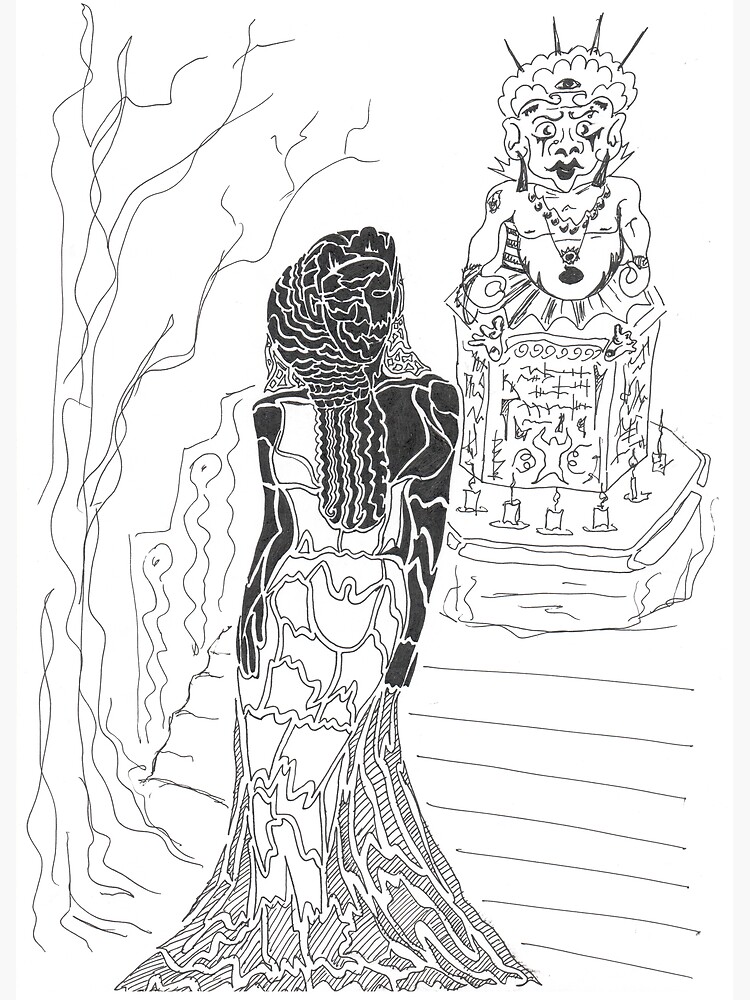 Thumbnail 3 of 3, Art Print, worshipping designed and sold by Anthropolog.