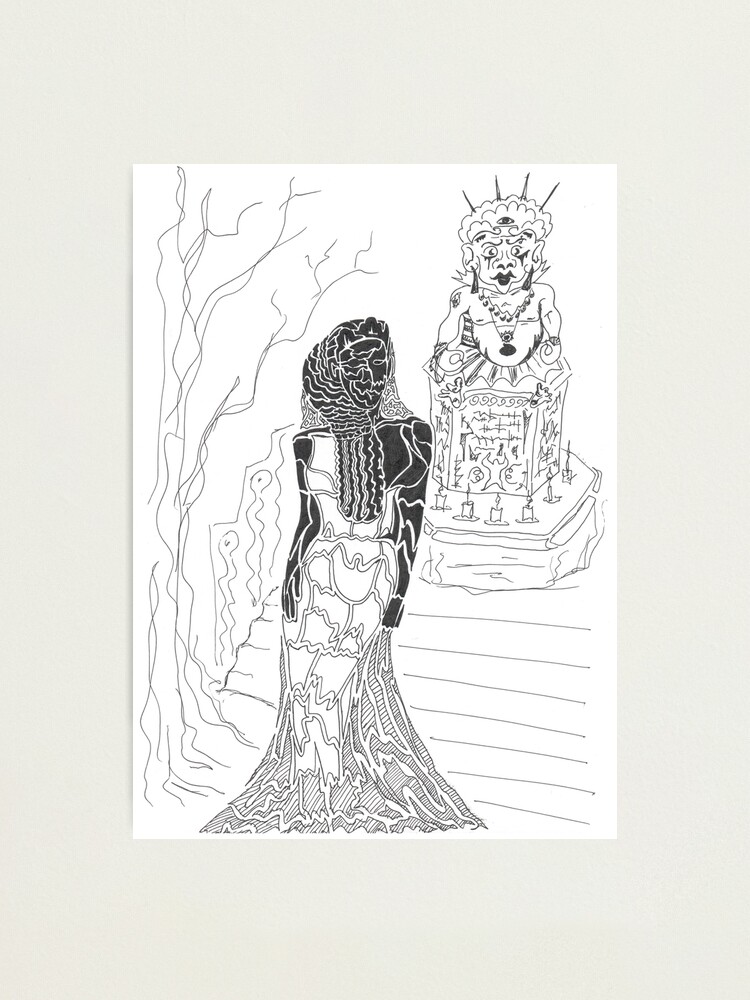 Thumbnail 1 of 3, Photographic Print, worshipping designed and sold by Anthropolog.