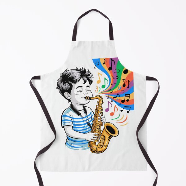 Item preview, Just a boy with his sax designed and sold by Agu210.