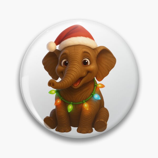 Item preview, Christmas African Bush Elephant designed and sold by Sillytoe.