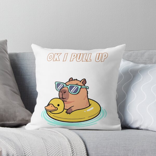 Item preview, Copy of Ok I Pull Up Capybara Meme designed and sold by AnimalMemeHub.