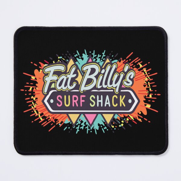 Item preview, Fat Billy's Surf Shack Retro Logo designed and sold by Text2tee.