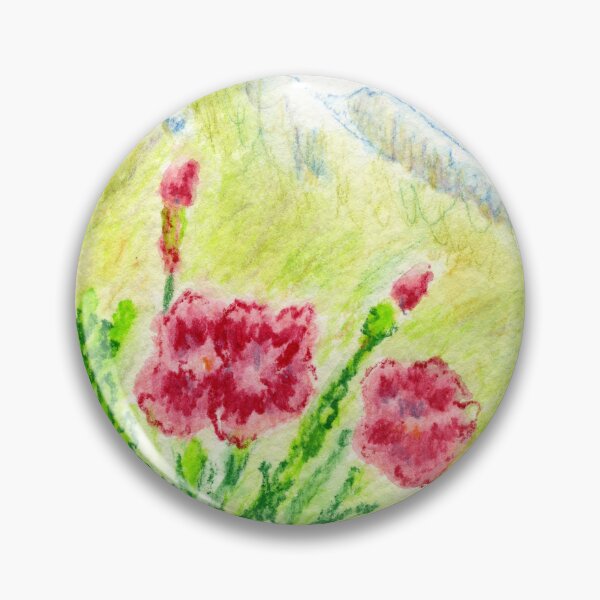 Item preview, Summer flowers in the café at the top of the Hahnenkamm gondola, Kitzbühel Alps in the Austrian Tirol designed and sold by LymphomaLass.