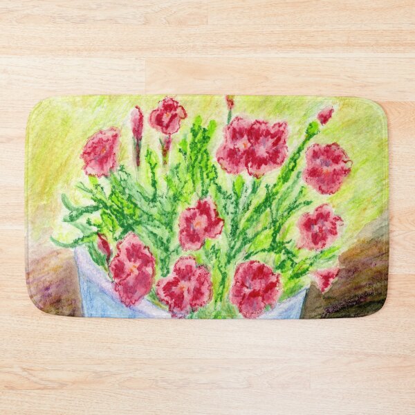 Item preview, Summer flowers in the café at the top of the Hahnenkamm gondola, Kitzbühel Alps in the Austrian Tirol designed and sold by LymphomaLass.