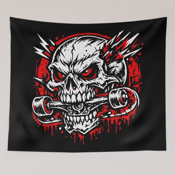Item preview, Dogtown skate skull scene designed and sold by Uglyandcute.