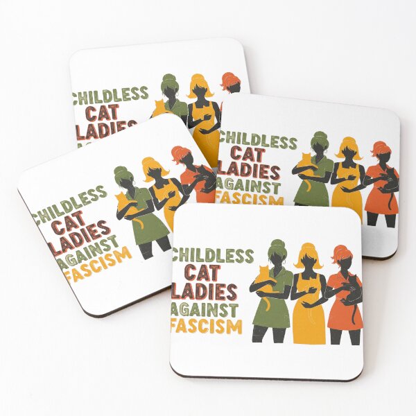 Item preview, Childless Cat Ladies Against Fascism designed and sold by Pollock.