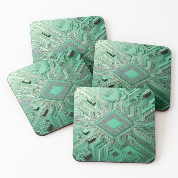Item preview, Green Circuit Board Tech Design designed and sold by ArtUnova.
