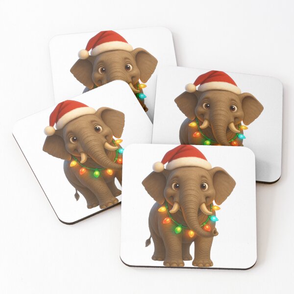 Item preview, Christmas African Elephant designed and sold by Sillytoe.