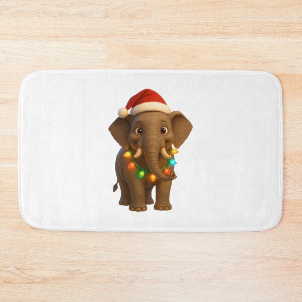 Item preview, Christmas African Elephant designed and sold by Sillytoe.