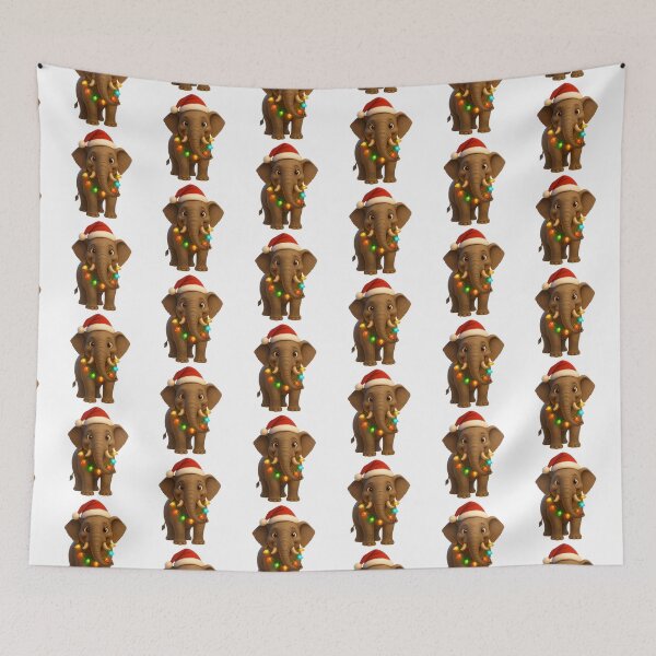Item preview, Christmas African Elephant designed and sold by Sillytoe.