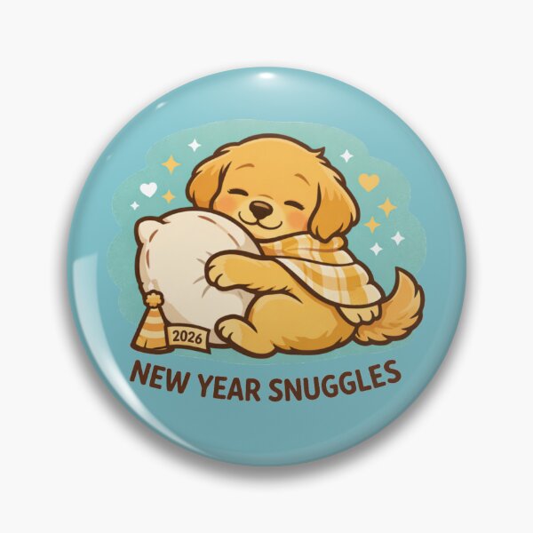 Item preview, New Year Snuggles – 2026 Cozy Golden Puppy Hug Dog Mom Shirt designed and sold by dogmomtees.
