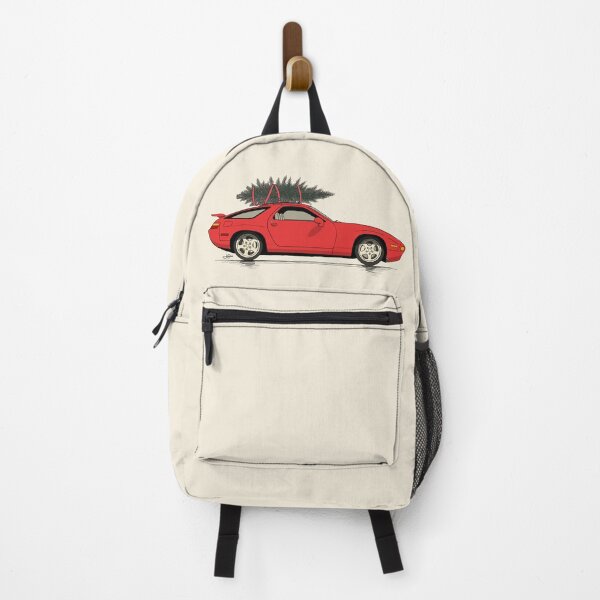 Item preview, Christmas Red 928 GTS hand drawn Illustration designed and sold by blackdogshop.