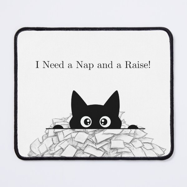 Item preview, Catwork humor designed and sold by N-creativa.