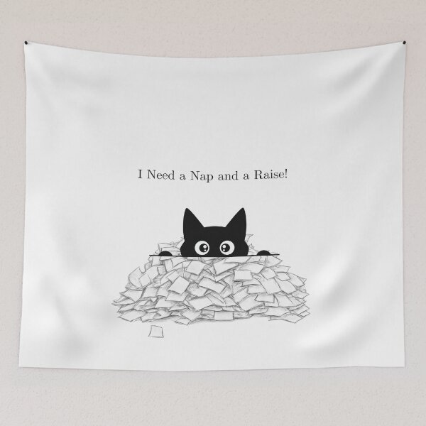 Item preview, Catwork humor designed and sold by N-creativa.
