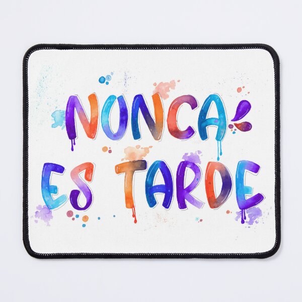 Item preview, Motivational phrase - It's Never Too Late - Watercolor Art designed and sold by ColorAndQuote Art.