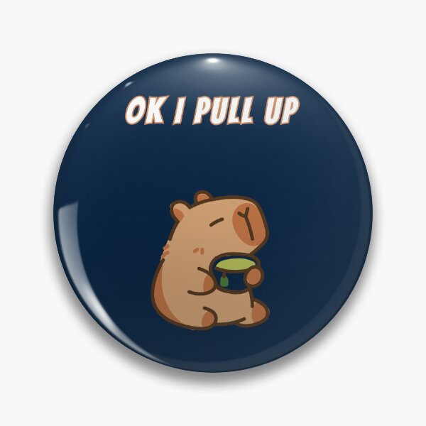 Item preview, Copy of Ok I Pull Up Capybara Matcha designed and sold by AnimalMemeHub.