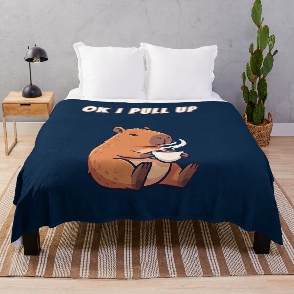 Item preview, Copy of Ok I Pull Up Capybara Coffee designed and sold by AnimalMemeHub.