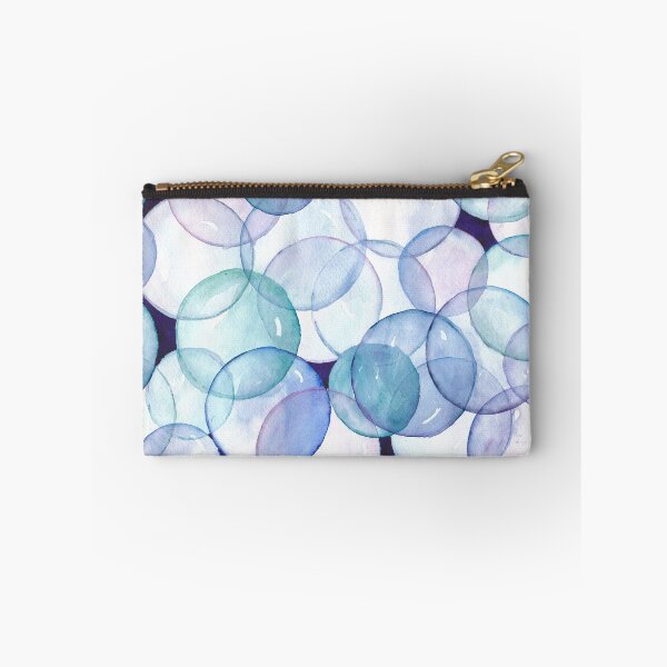 Item preview, Abstract watercolor bubble pattern in pastel shades designed and sold by ColorAndQuote Art.