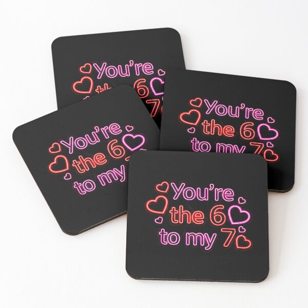Item preview, You’re The 6 to My 7 Funny Valentine’s Day 67 Meme designed and sold by MerchDeviant.