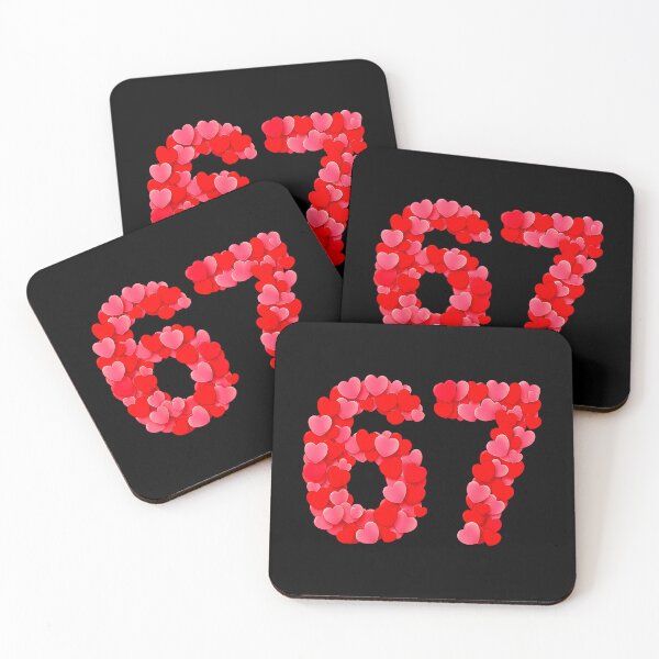 Item preview, Valentine’s Day 67 Meme Funny Six Seven 6 7 Valentine Hearts designed and sold by MerchDeviant.
