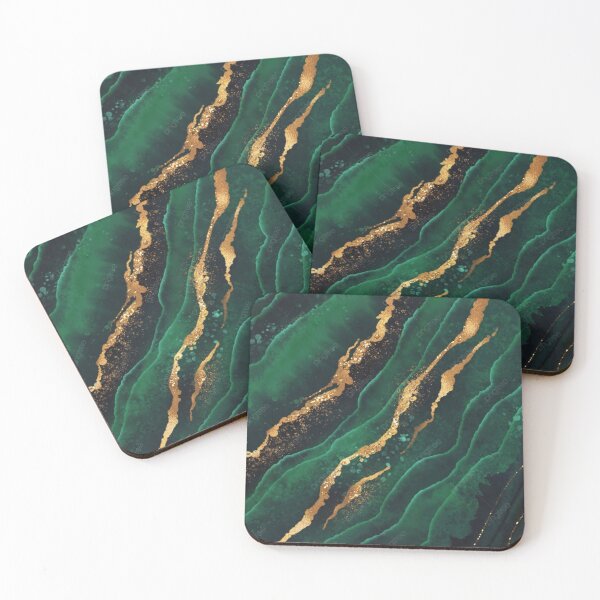 Item preview, Green marble 5 designed and sold by WednesdayAndYou.