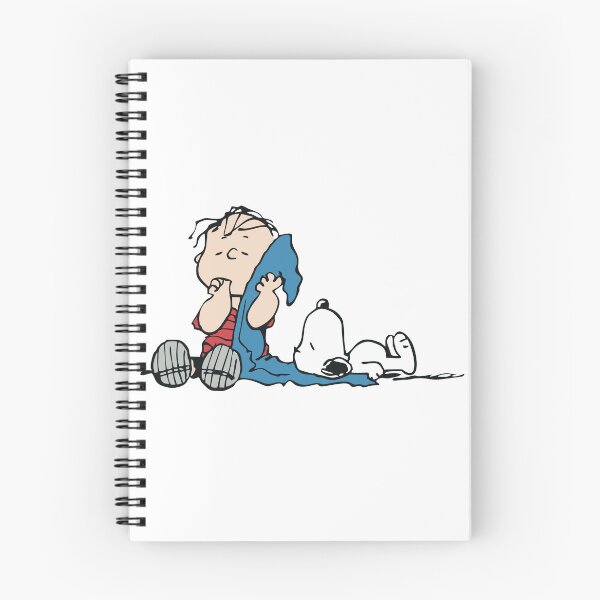 Item preview, linus and snoopy sleep on blanket designed and sold by jaqebistyrli.