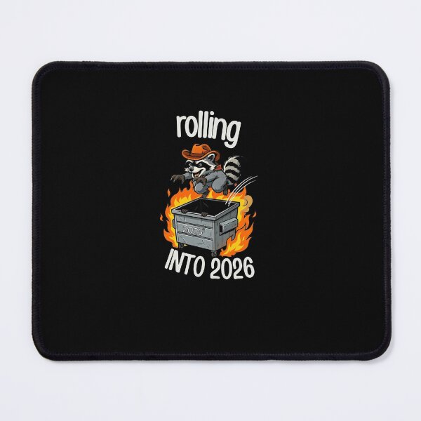 Item preview, Rollin’ Into 2026 – Raccoon Dumpster Fire New Year Design designed and sold by w66aboo.