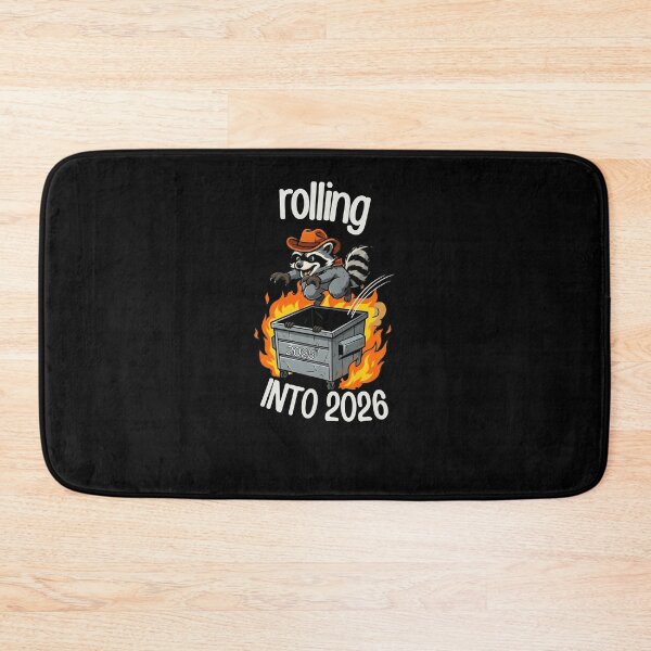 Item preview, Rollin’ Into 2026 – Raccoon Dumpster Fire New Year Design designed and sold by w66aboo.