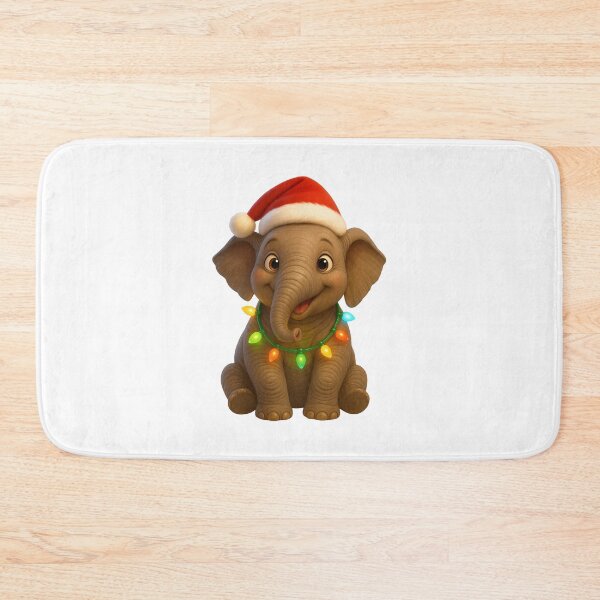 Item preview, Christmas Asian Elephant designed and sold by Sillytoe.
