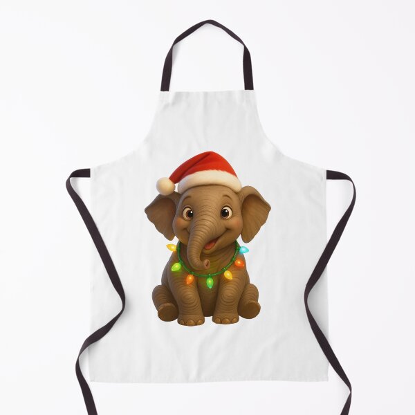 Item preview, Christmas Asian Elephant designed and sold by Sillytoe.