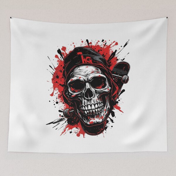 Item preview, Dogtown skate skull scene designed and sold by Uglyandcute.