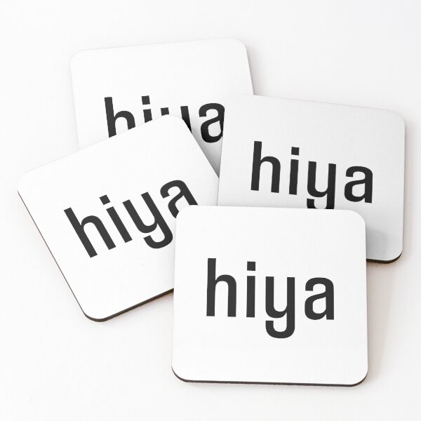 Item preview, hiya, Greeting designed and sold by Memes N Lore .