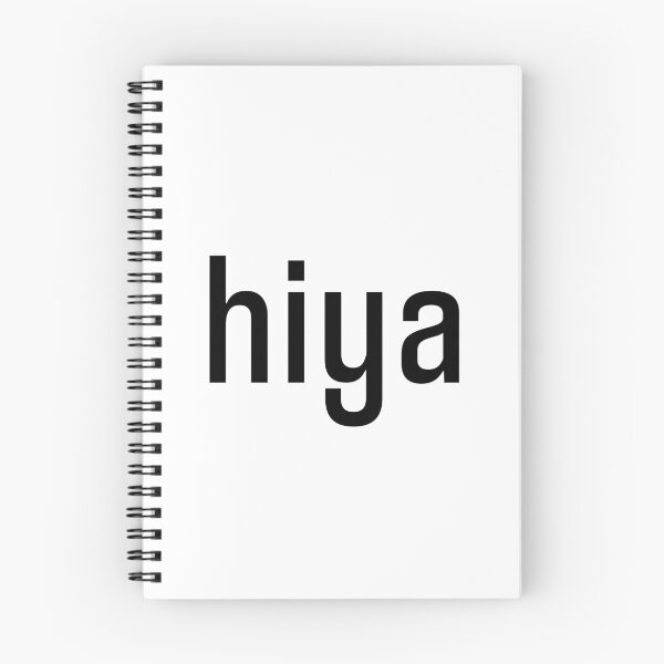 Item preview, hiya, Greeting designed and sold by Memes N Lore .