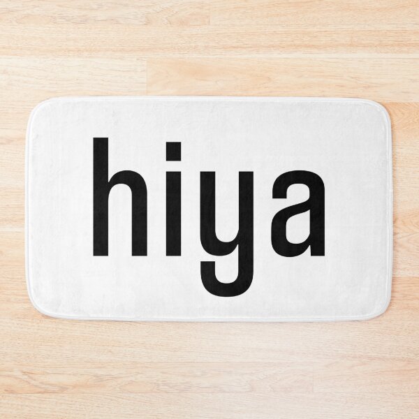 Item preview, hiya, Greeting designed and sold by Memes N Lore .