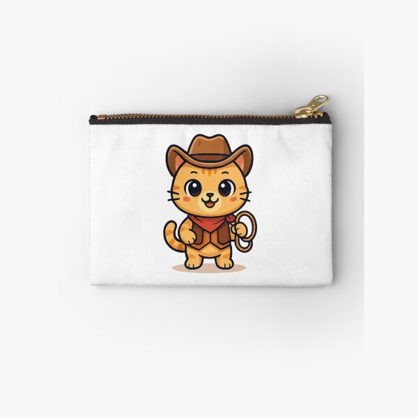 Item preview, Western Cowboy Cat Illustration designed and sold by HoopeStylee.
