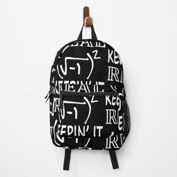 Item preview, Funny Nerdy Square Root of -1 Squared Keepin It Real Math Teacher White Text designed and sold by MathWare MathClips.